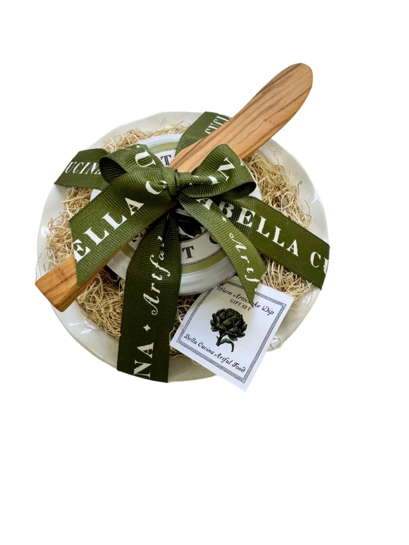 Artichoke Porcelain Baking Dish Gift Set