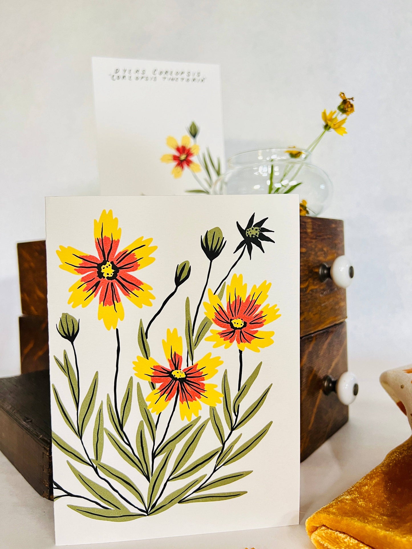 Coreopsis 5x7 Card