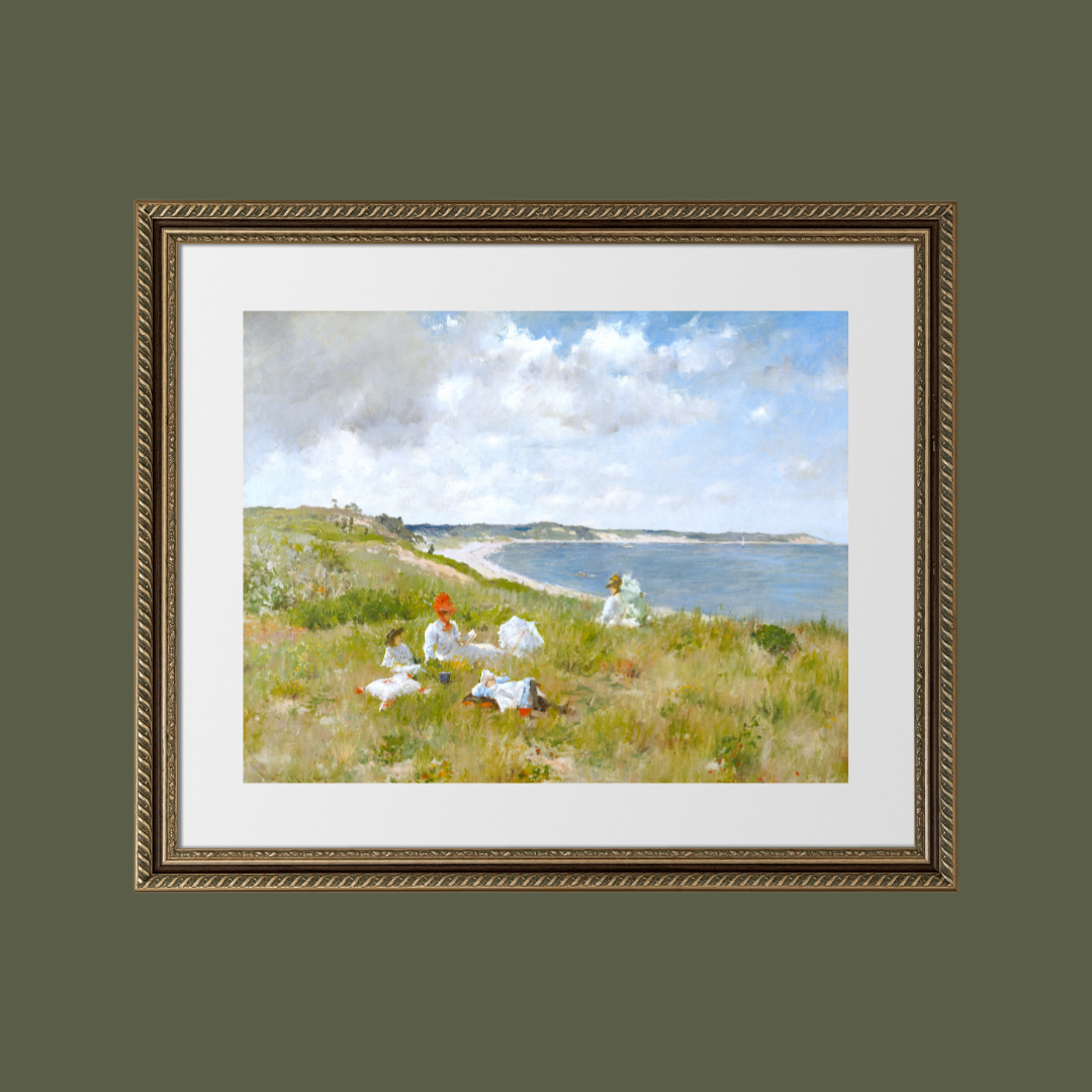 Idle Hours Coastal Landscape Print