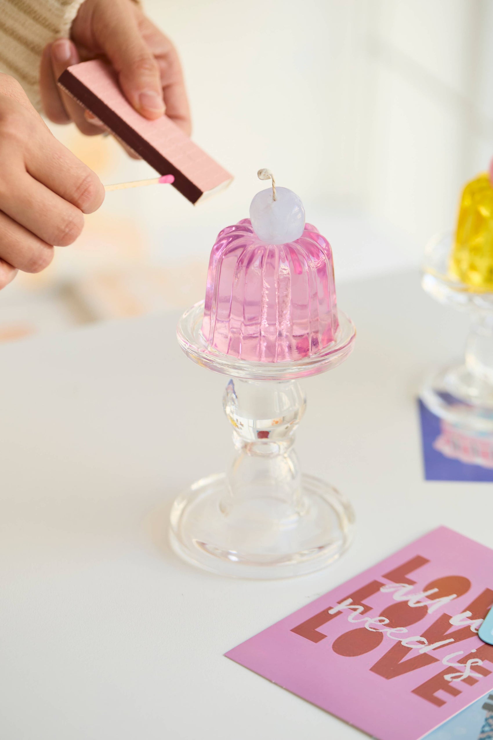 Hand-Made Jelly Candle | Bashful Affection