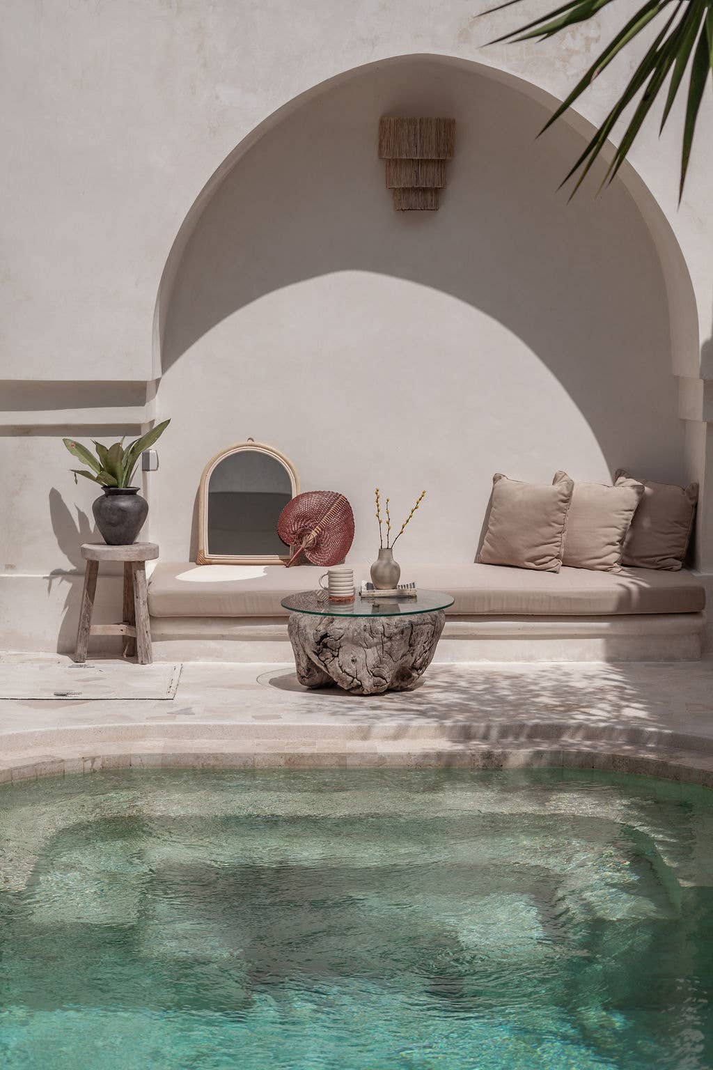 Woven Paradisio Fan in Clay: Large
