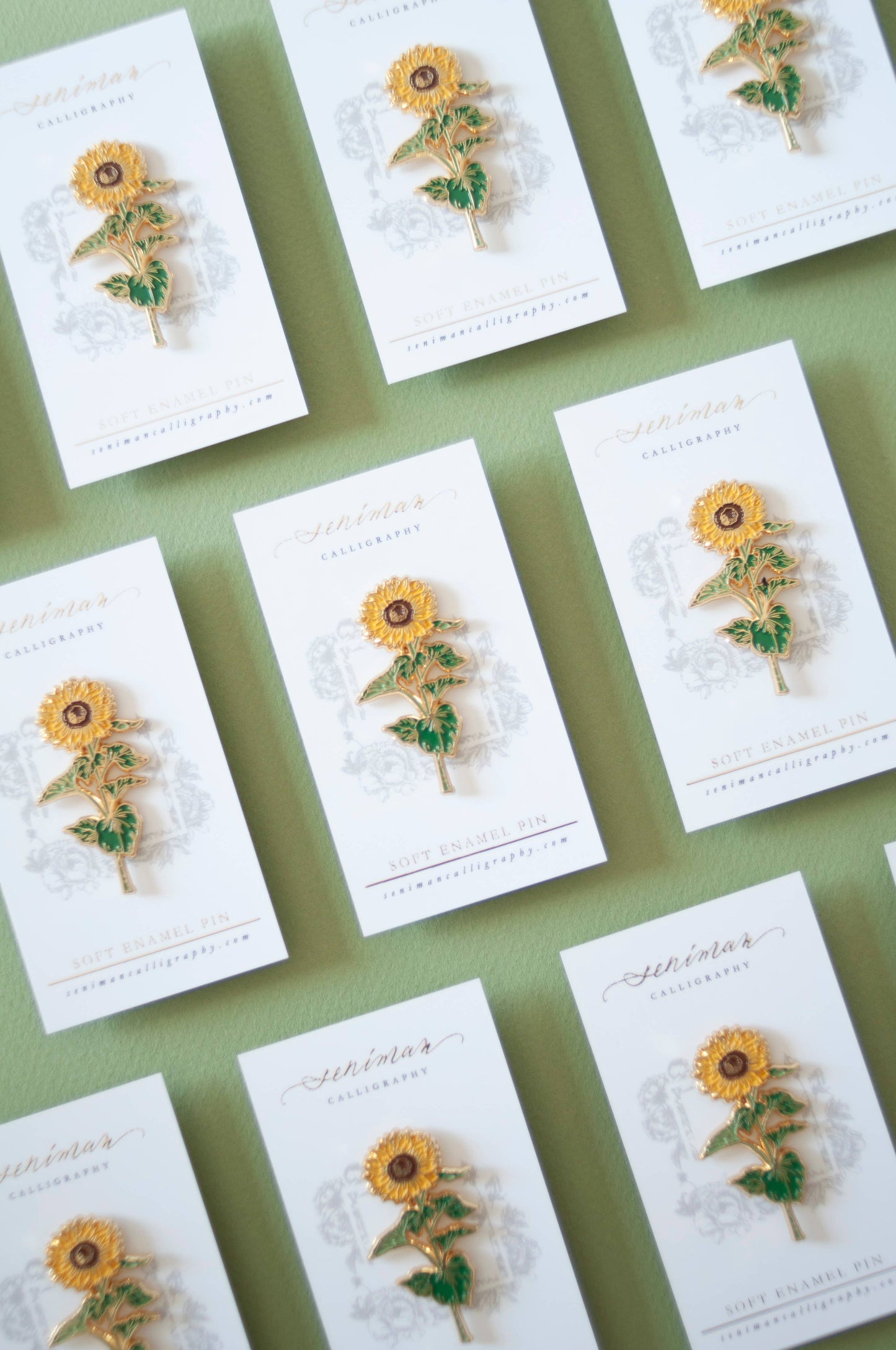 Sunflower Enamel Pin