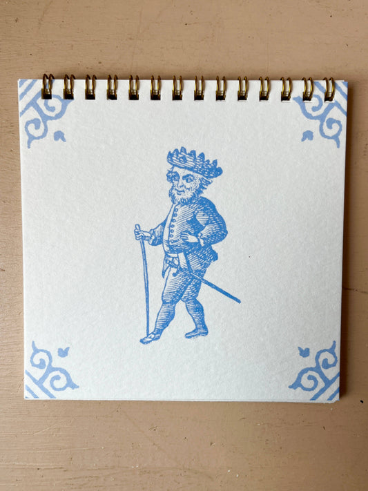 Dutch Tiles Notebooks--Assorted