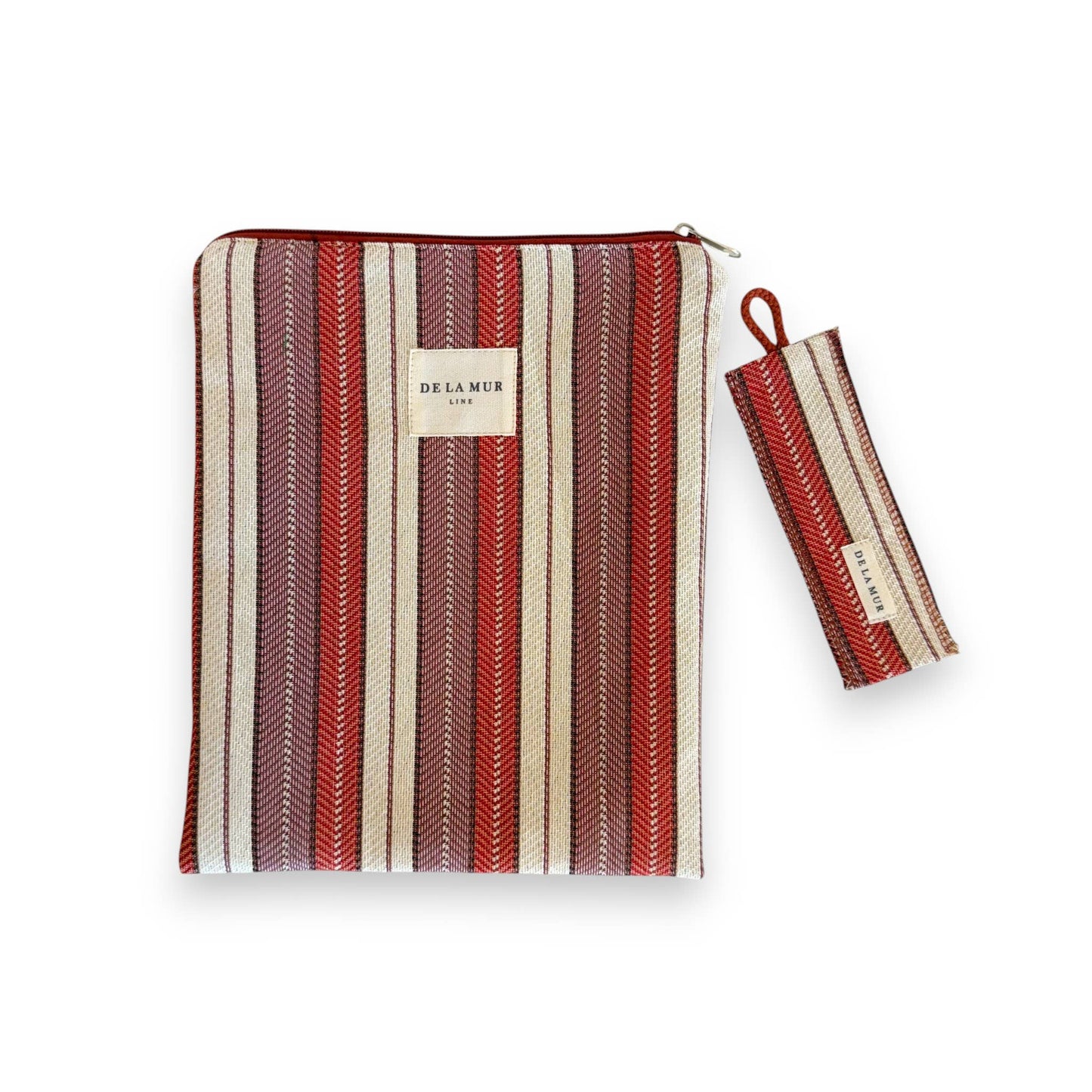 Book Cover With Matching Bookmark in Summer Stripe