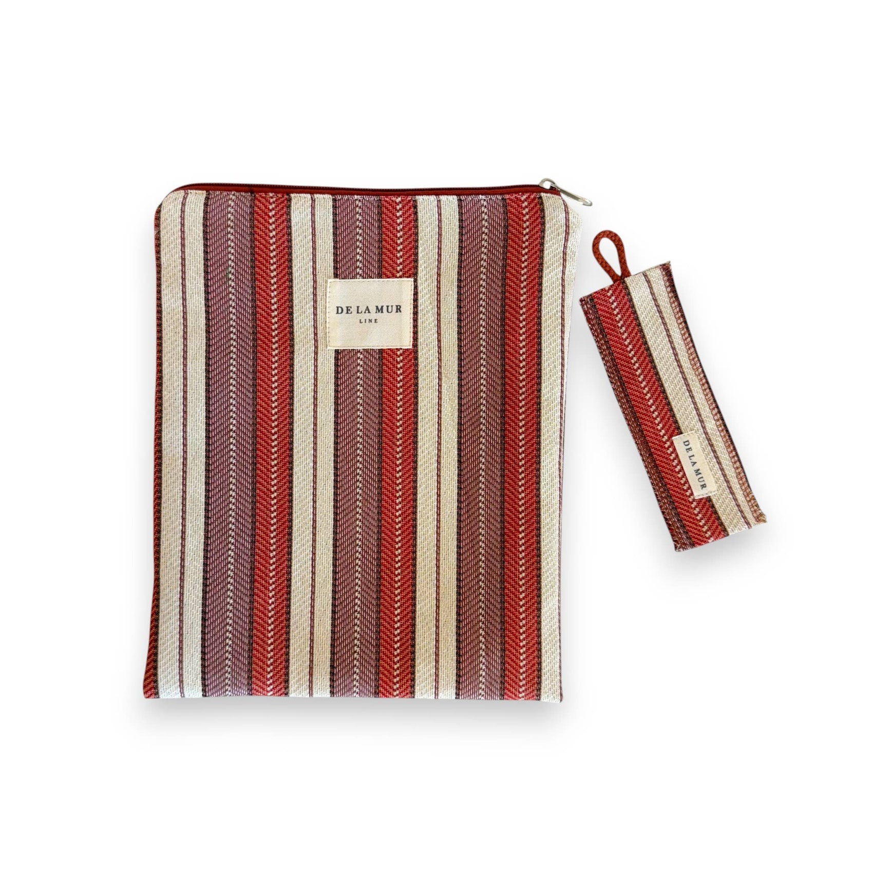 Book Cover With Matching Bookmark in Summer Stripe