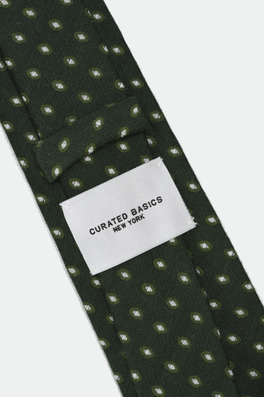 Green Polka Dots Tie