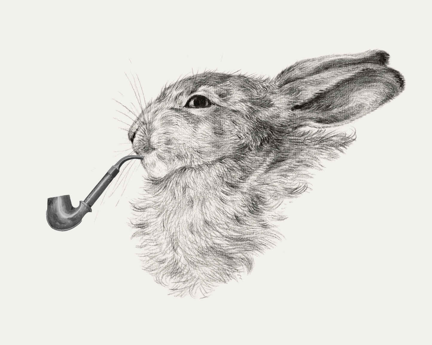 Mr. Gentleman Rabbit Antique Art Print