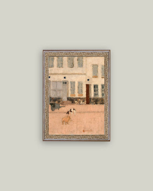 Two Dogs in Deserted Street: 8x10