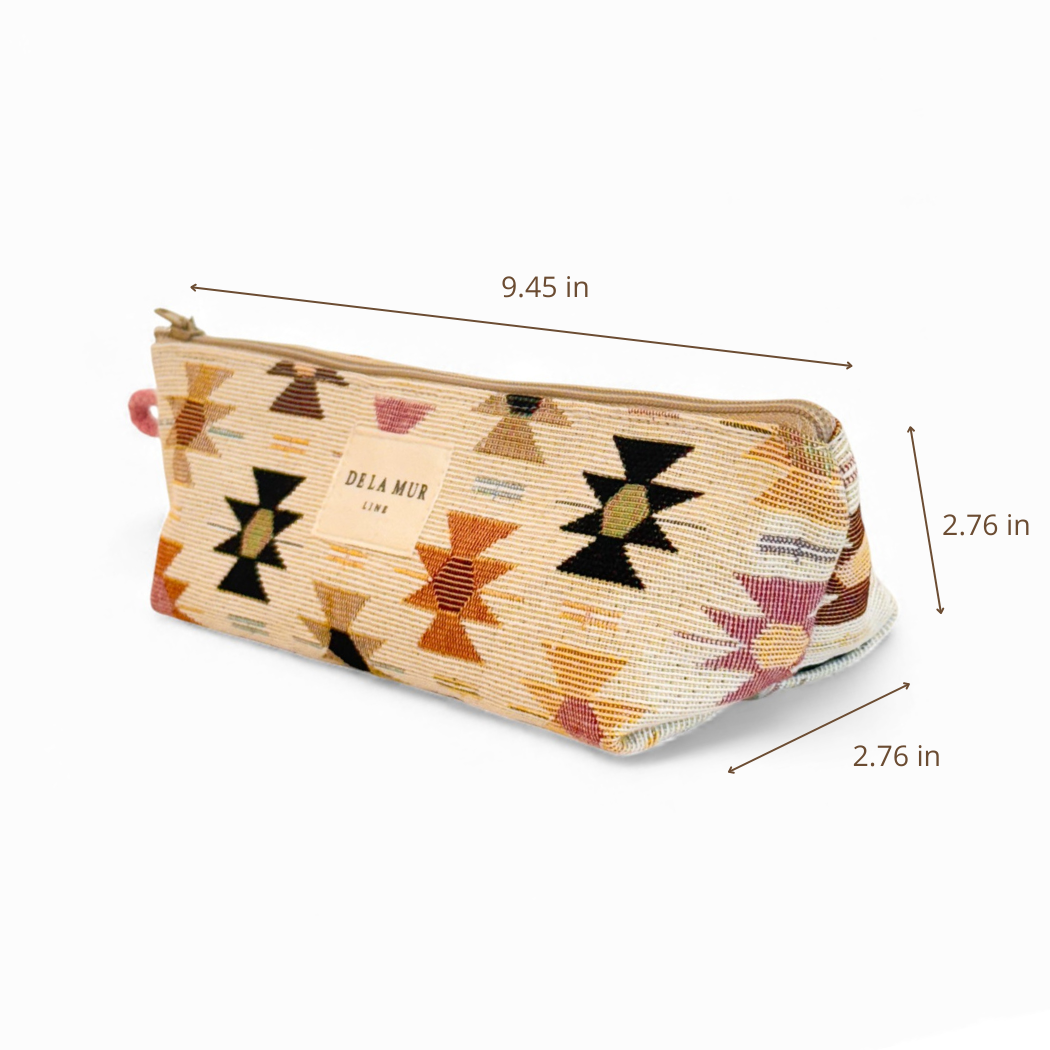 Pencil Case in Spring Geo