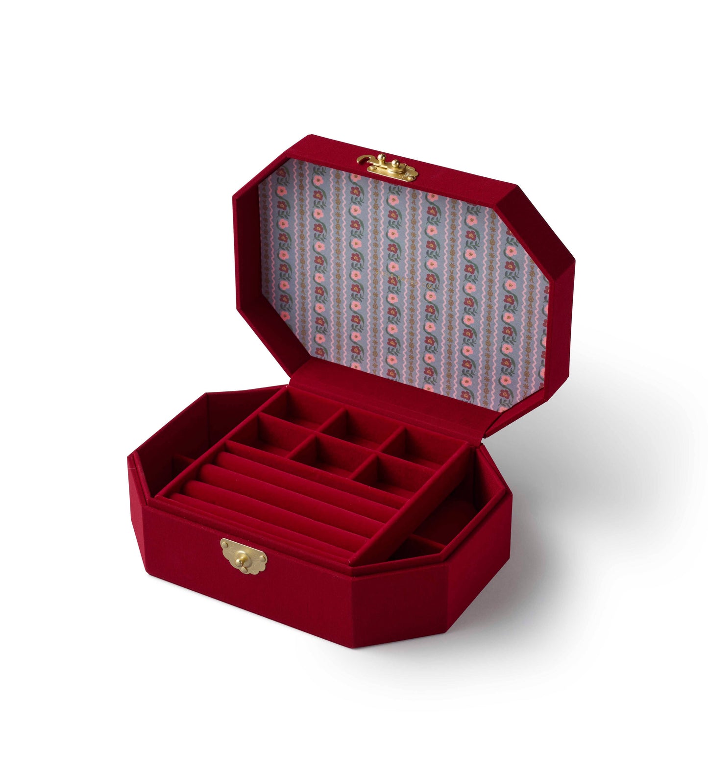 Gemma Embroidered Valentine's Day Jewelry Box