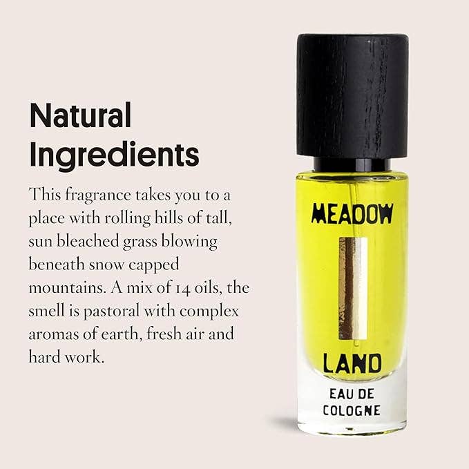 Meadowland Eau De Cologne | Unisex Aromatic Blend 10ml