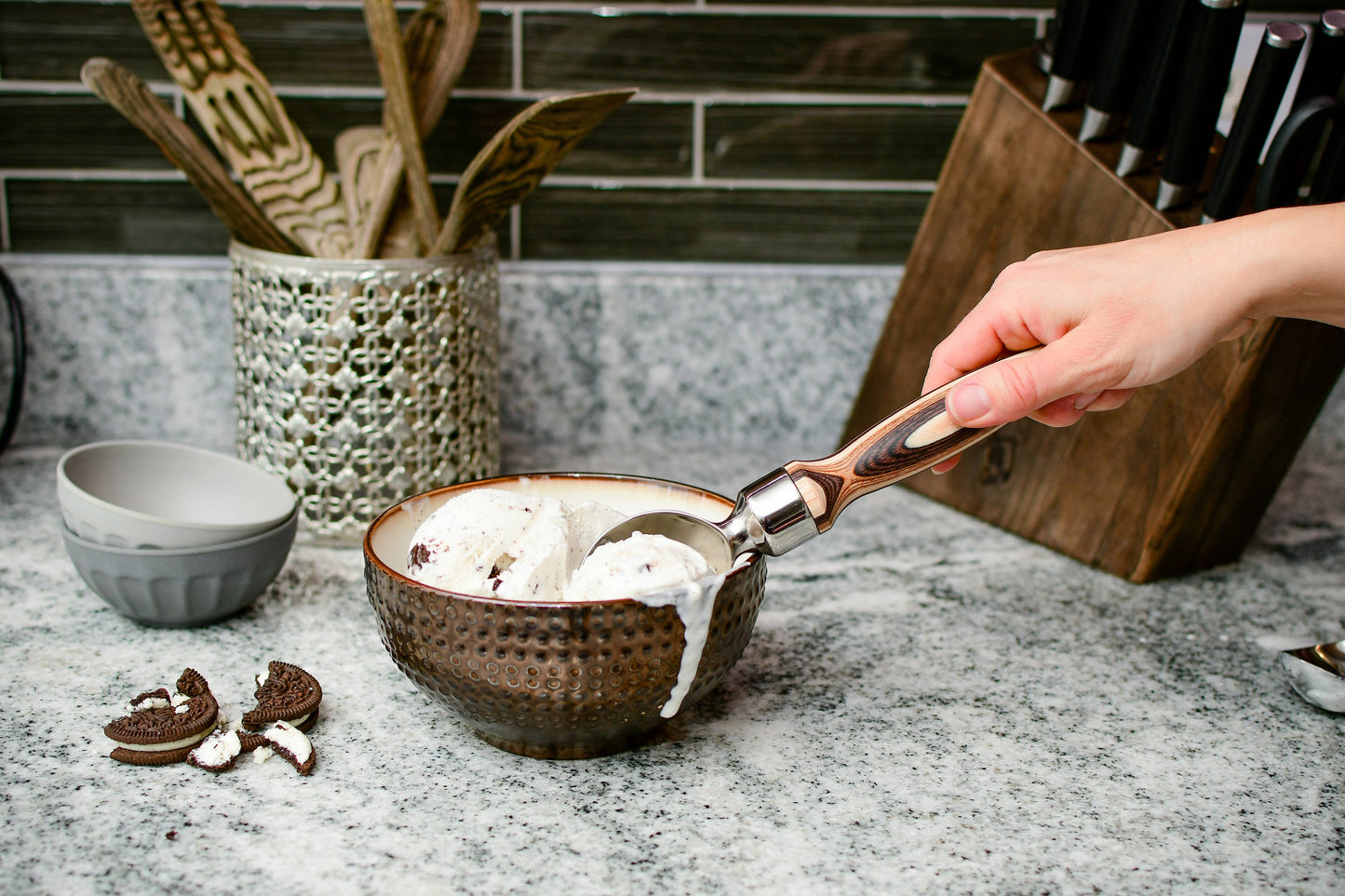 8.25" Natural Ice Cream Scoop