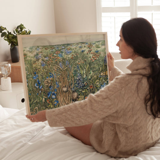 GUEST ARTIST COLLAB | Texas Wildflowers Art Print