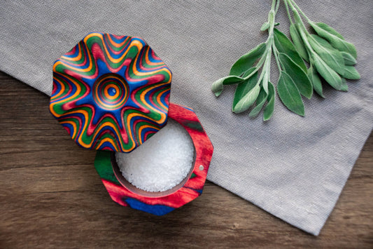 Rainbow Pakka Salt Cellar