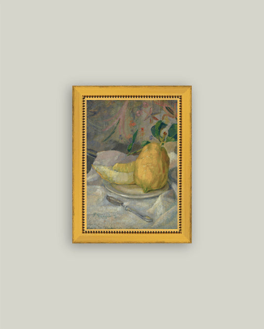 Still Life Melon Lemon