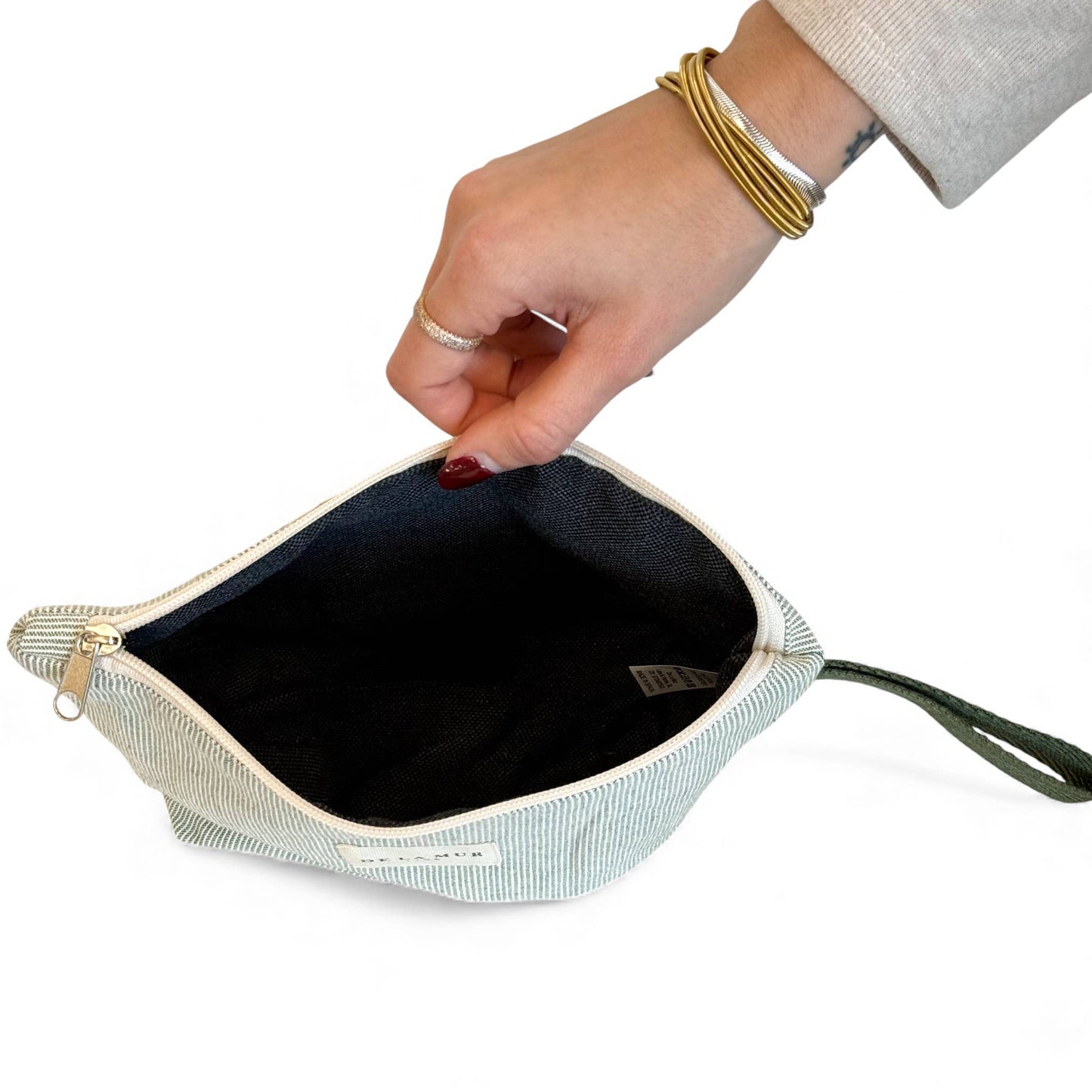 Large Makeup Bag in Teo