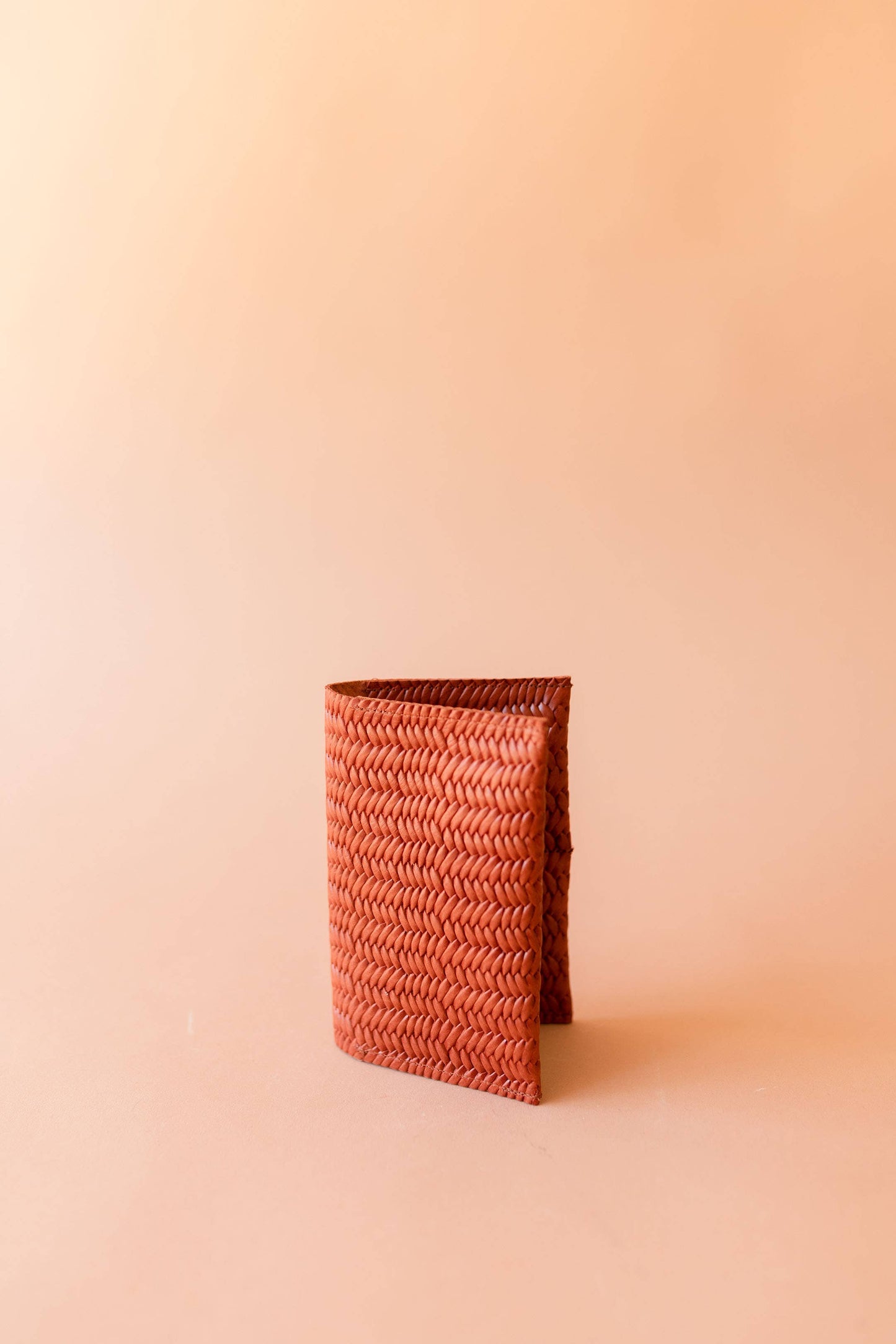 Woven Leather Passport Cover - 3 colors