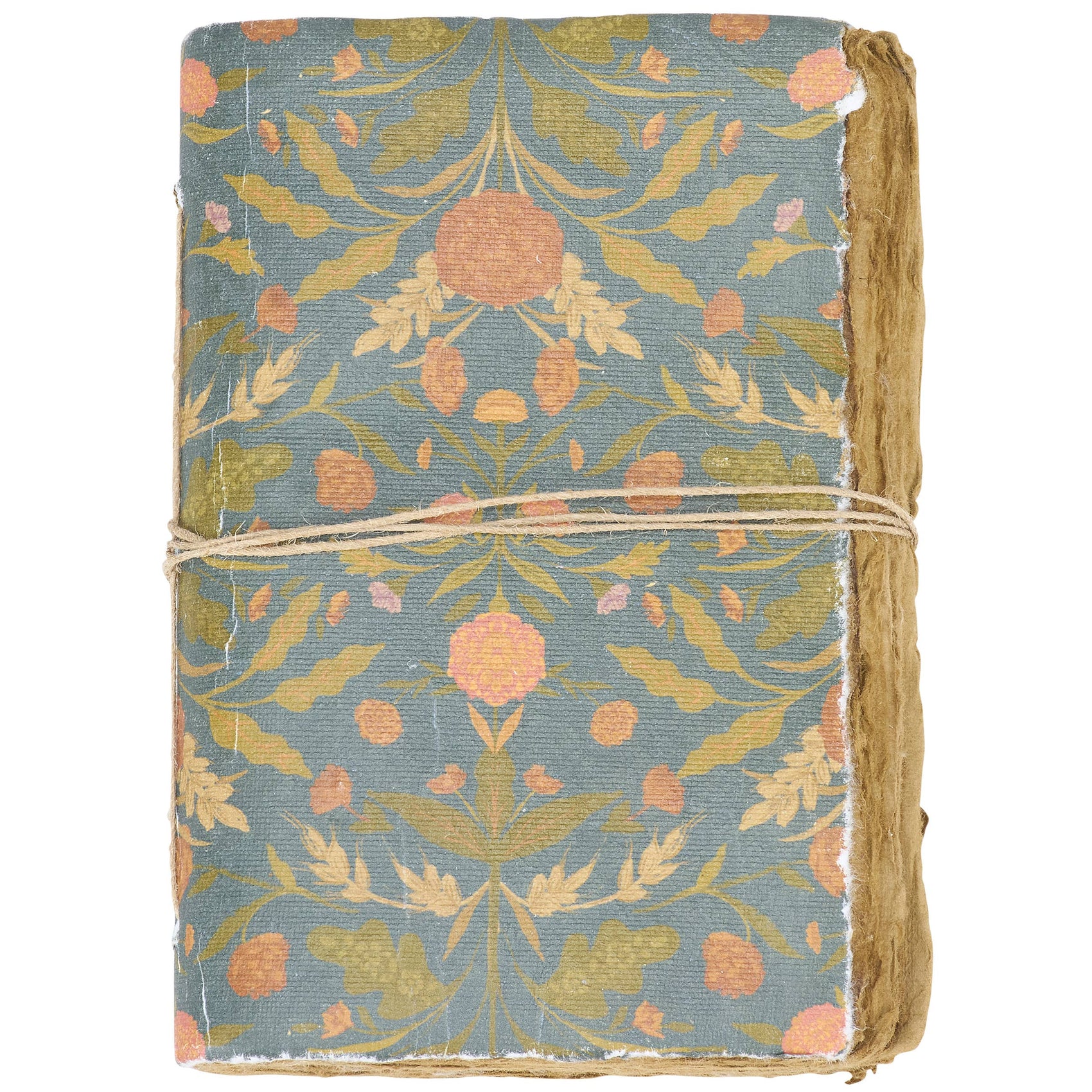 Dark Fall Folk Floral Journal
