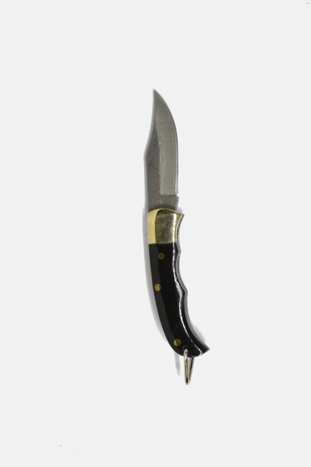 Ox-bone // Ox-horn Inlay Folding Knife