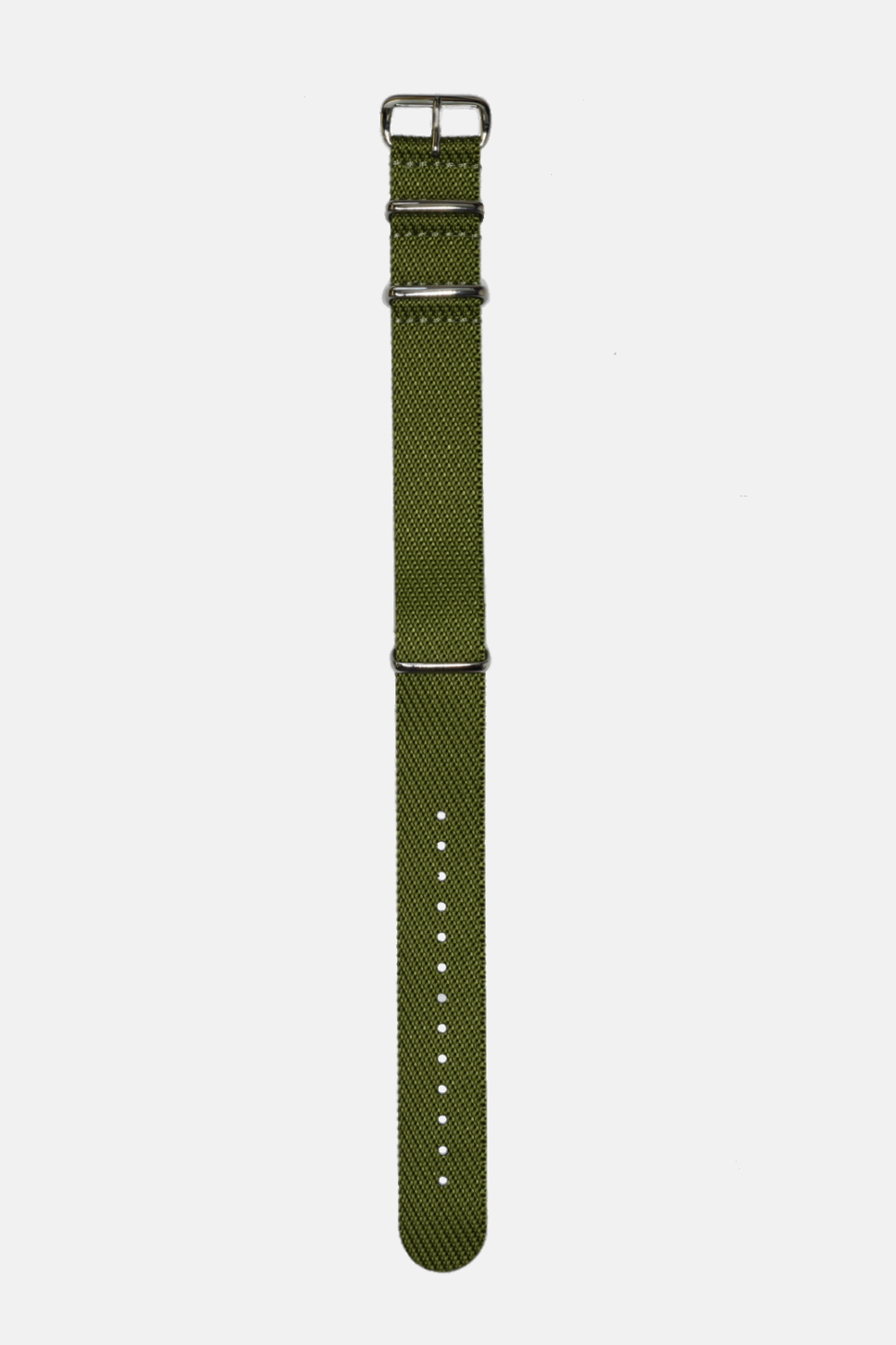 18mm // 20mm Green Twill Nato Strap: 20mm