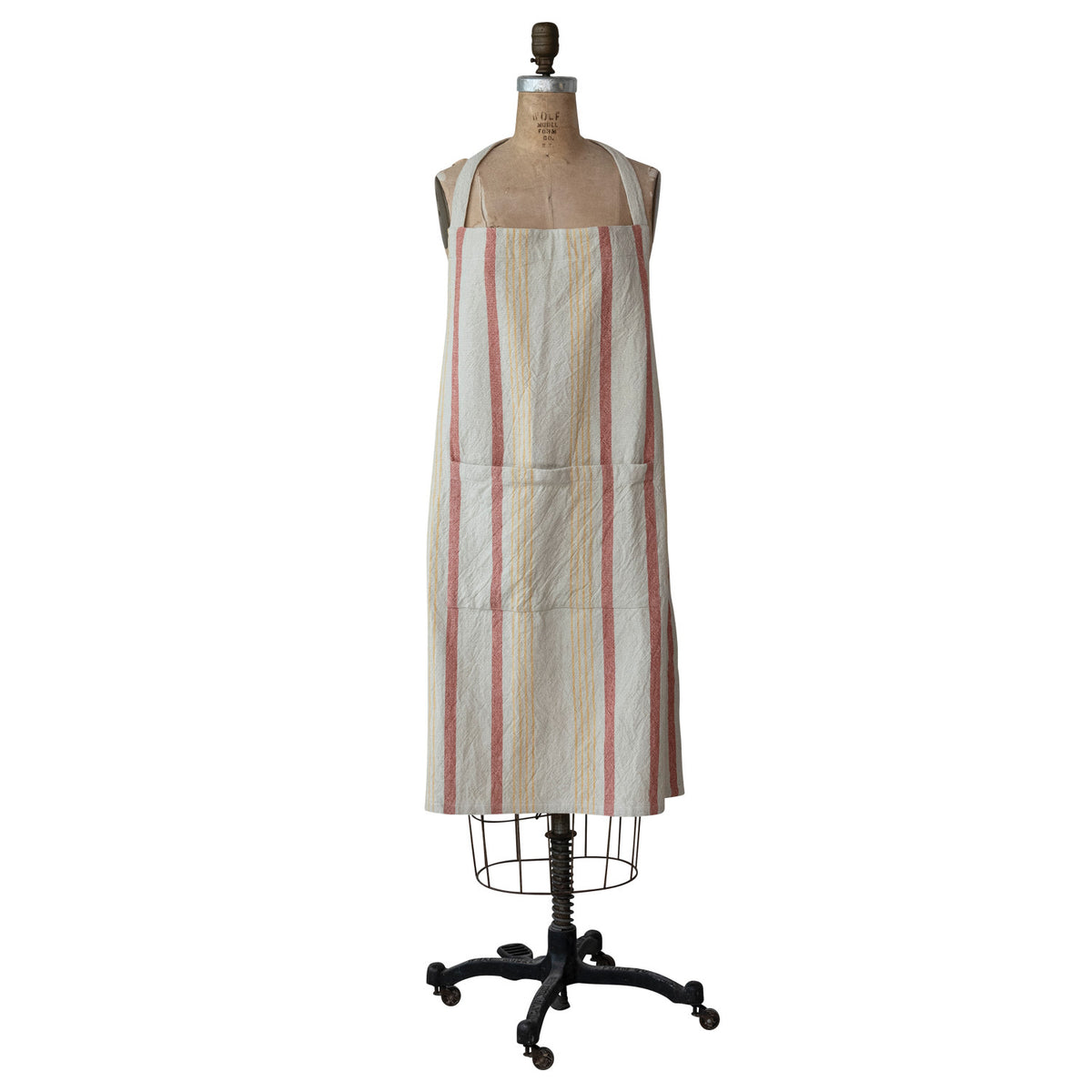 Cotton Striped Apron