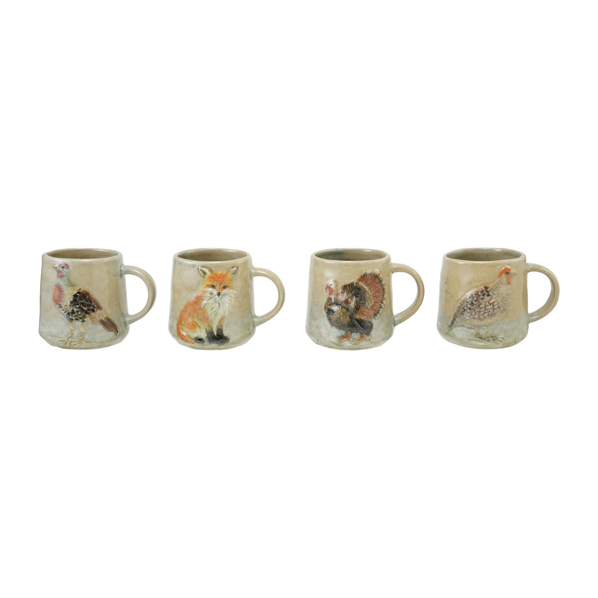 Embossed Animal Mug - Available in 4 Styles