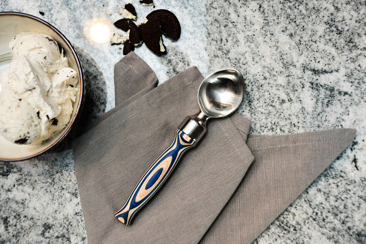 Blue Ice Cream Scoop