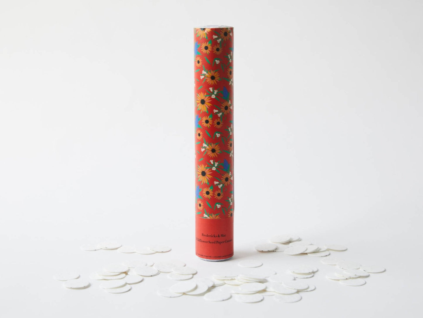 Wildflower Seed Paper Confetti Cannon - Red