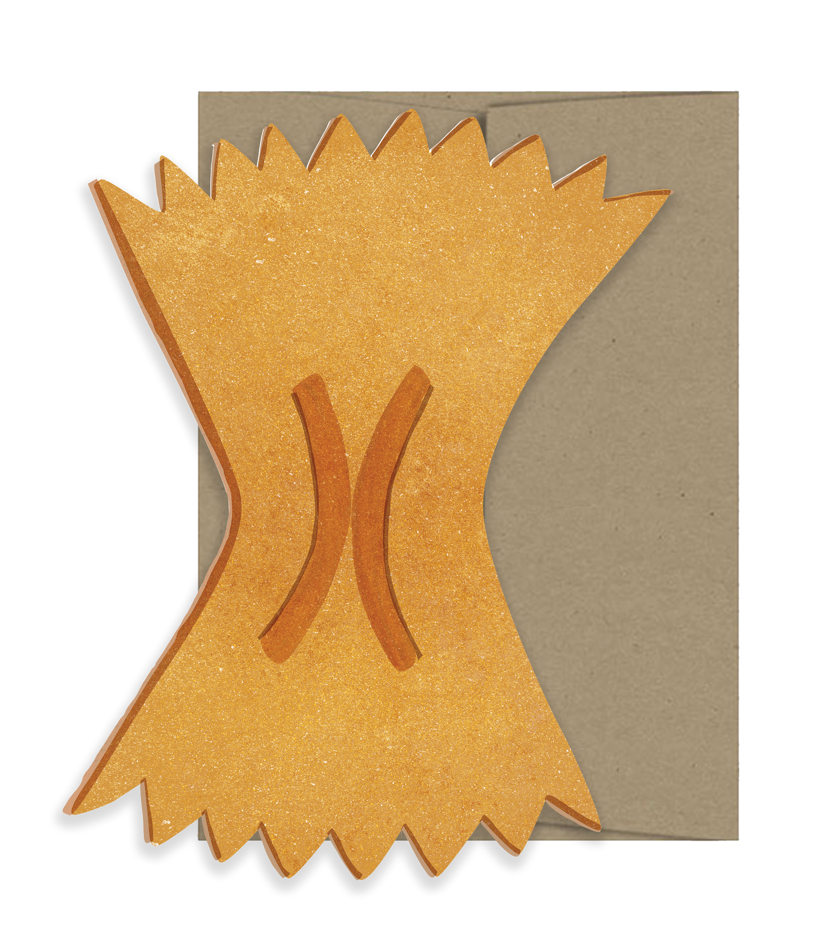 Farfalle Pasta  Die Cut Card
