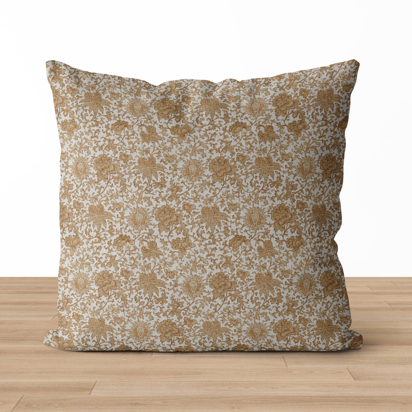 Timeless Blooms I Vintage Floral Pillow Cover | Throw Pillow: 18" x 18" / Printed Back
