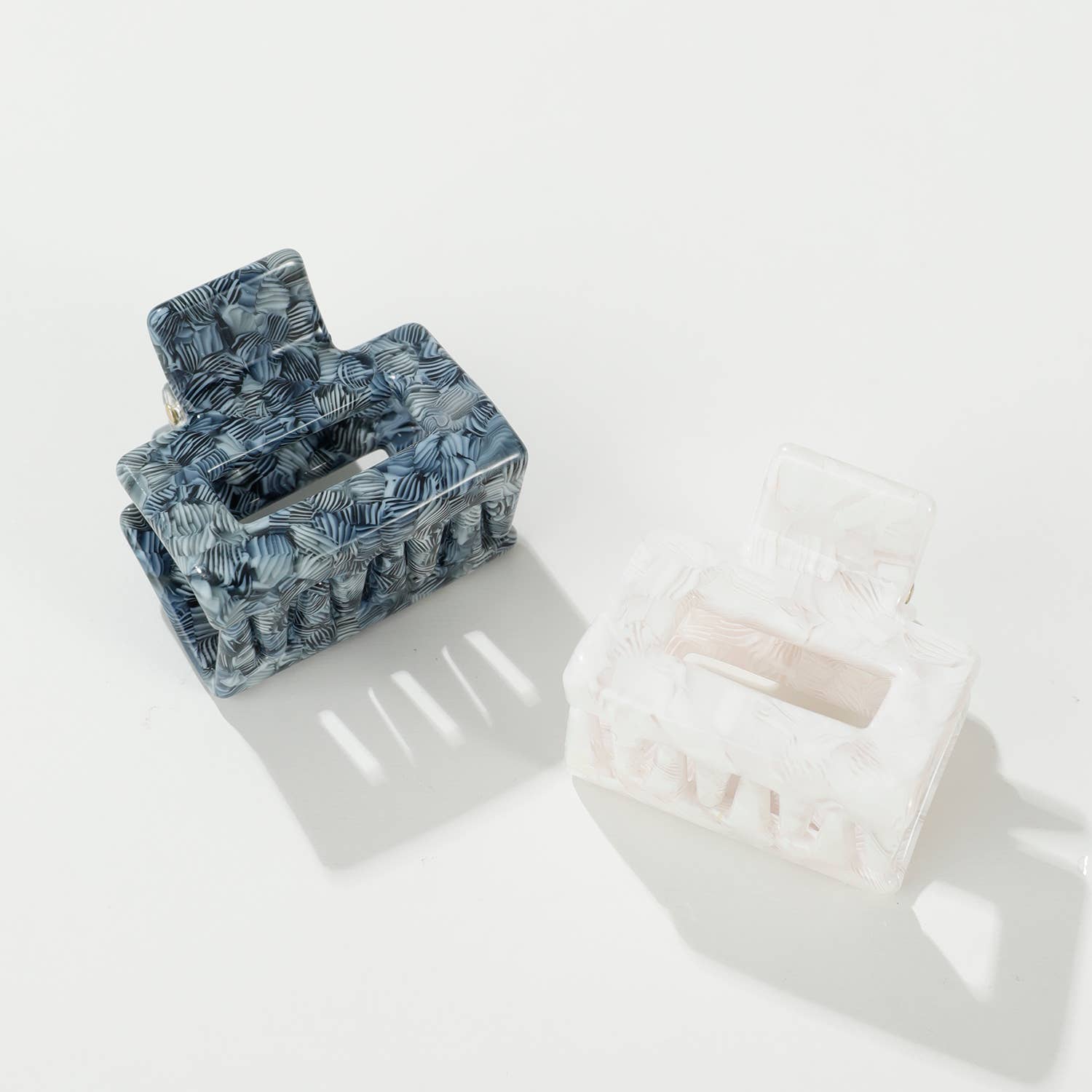 Seaside Simone Mini | Classic Mini Square Claw Clip