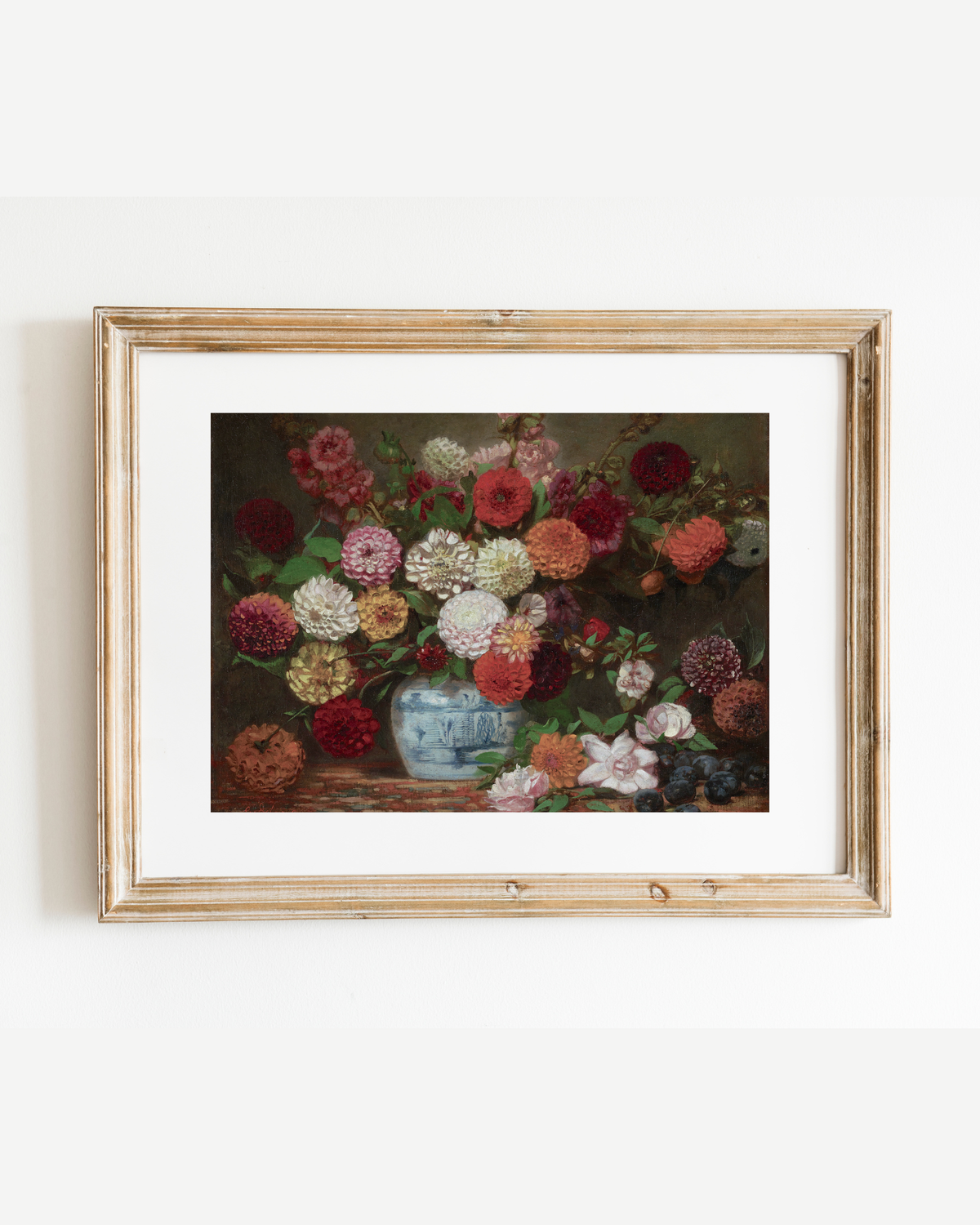 Harvest Bouquet Antique Art Print