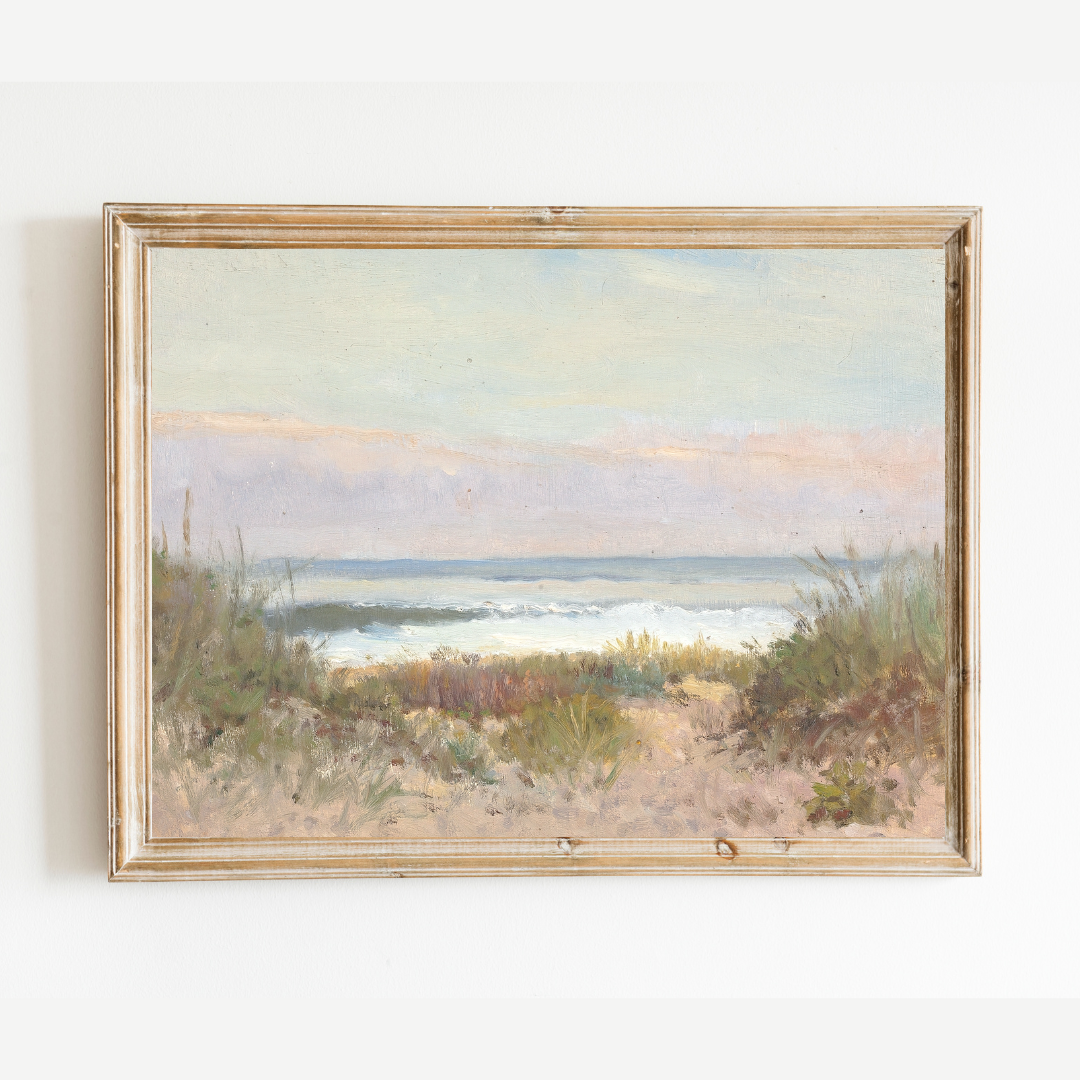 Beach Antique Print