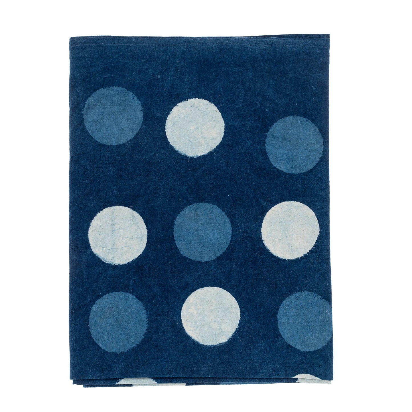 Indigo Block Print Tablecloth