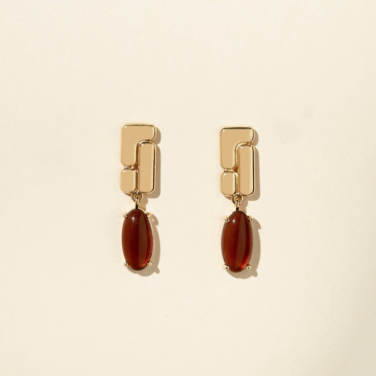 Belden Earrings - Brown