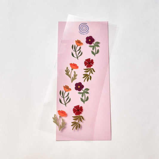 Wildflower Meadow Mini Floral Sticker Sheet