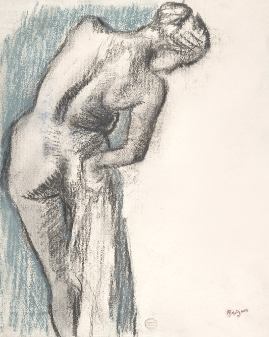 Sketch of a Woman by Edgar Degas Print