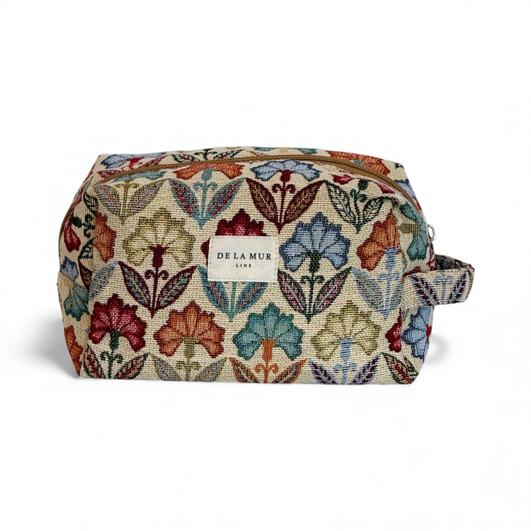 Squared Makeup Bag in Flora