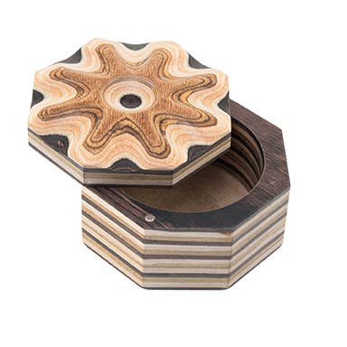 3.5" x 2" Natural Pakka Salt Cellar