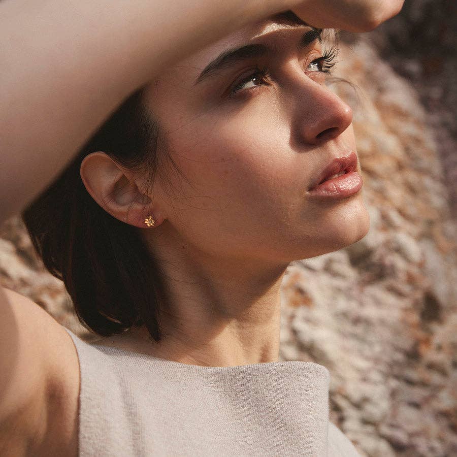 Aleli Stud Earrings | Jewelry Gold Gift Waterproof
