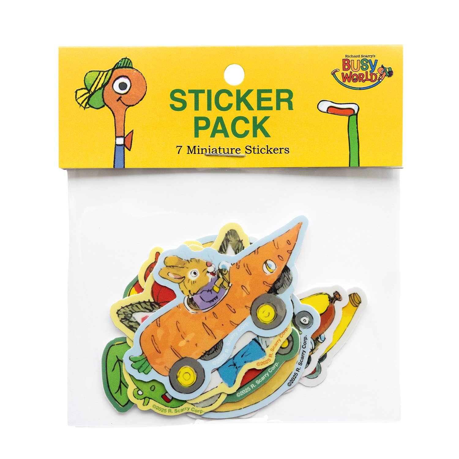 3P4 x Richard Scarry® - Busy Town Mini Sticker Pack