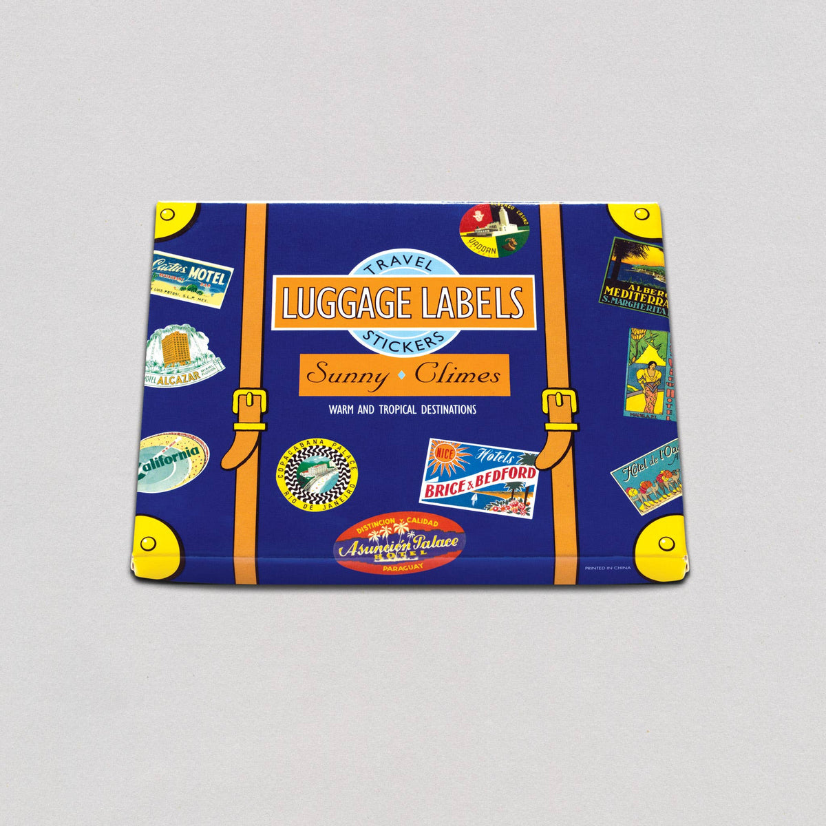 Sunny Climes - Travel Label Sticker Box
