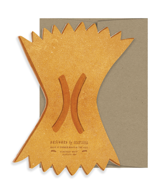 Farfalle Pasta  Die Cut Card