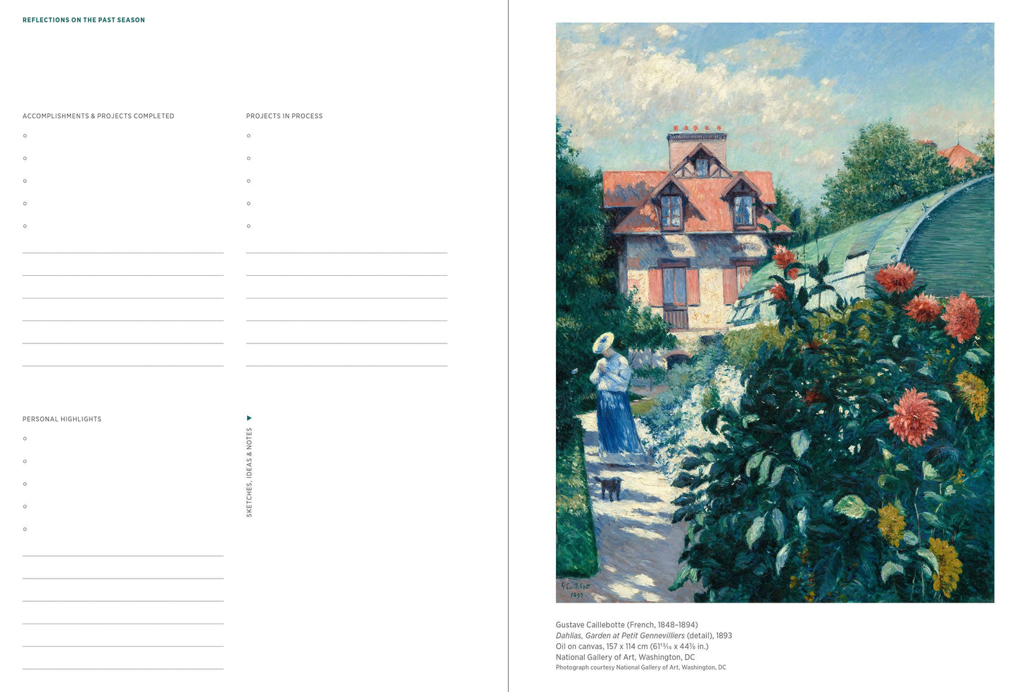 French Impressionists Timeless Planner
