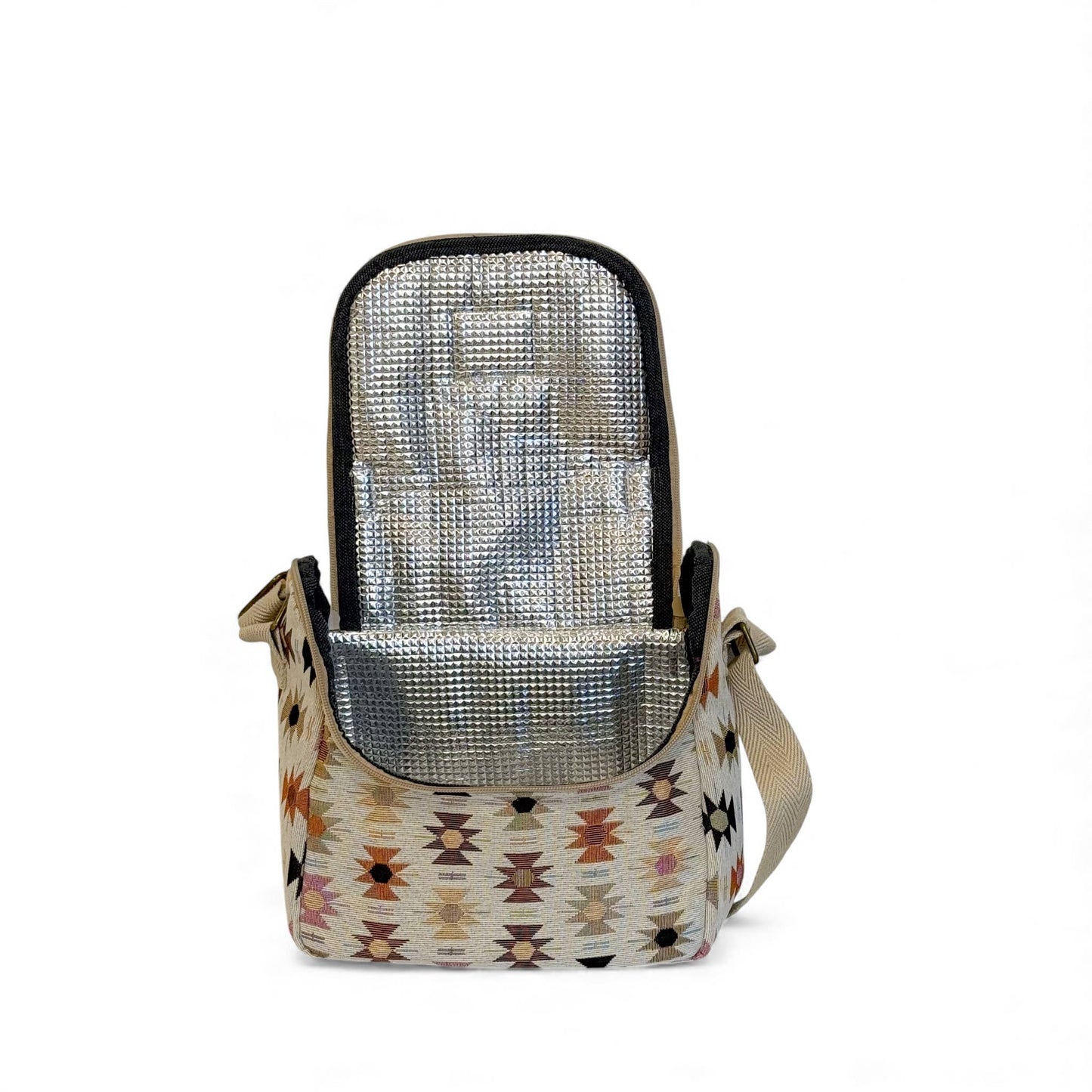 Insulated Lunch Bag in Spring Geo