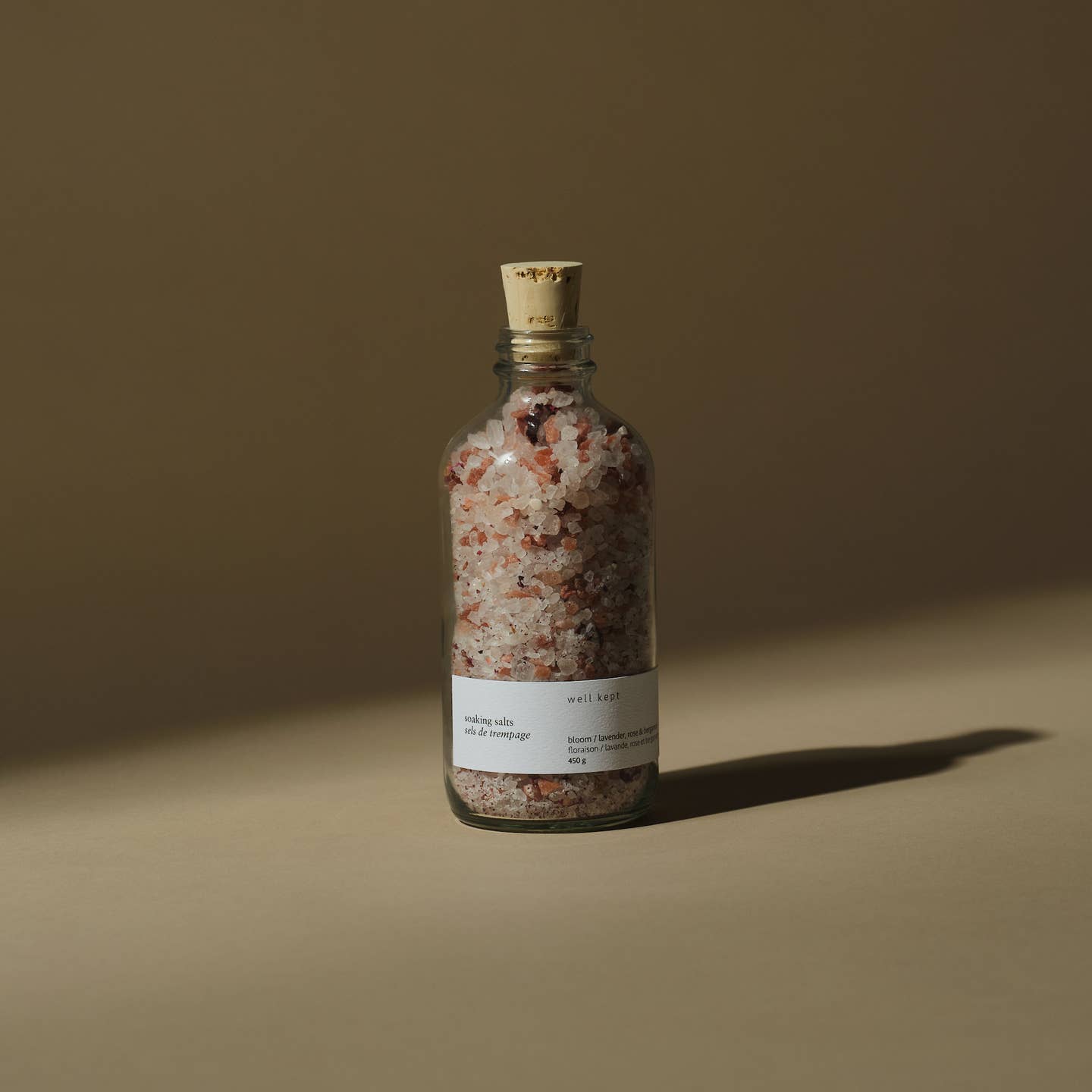 Soaking Salts - Rose - 450g (all-natural, handmade)