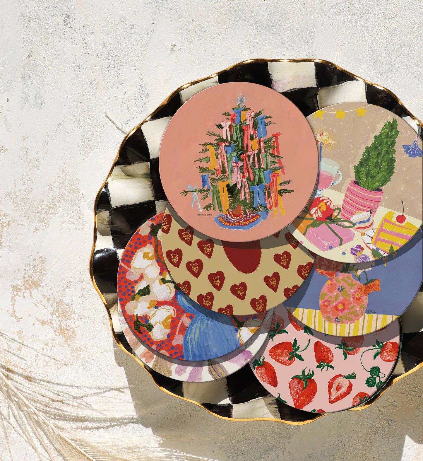 Christmas Bows Coaster