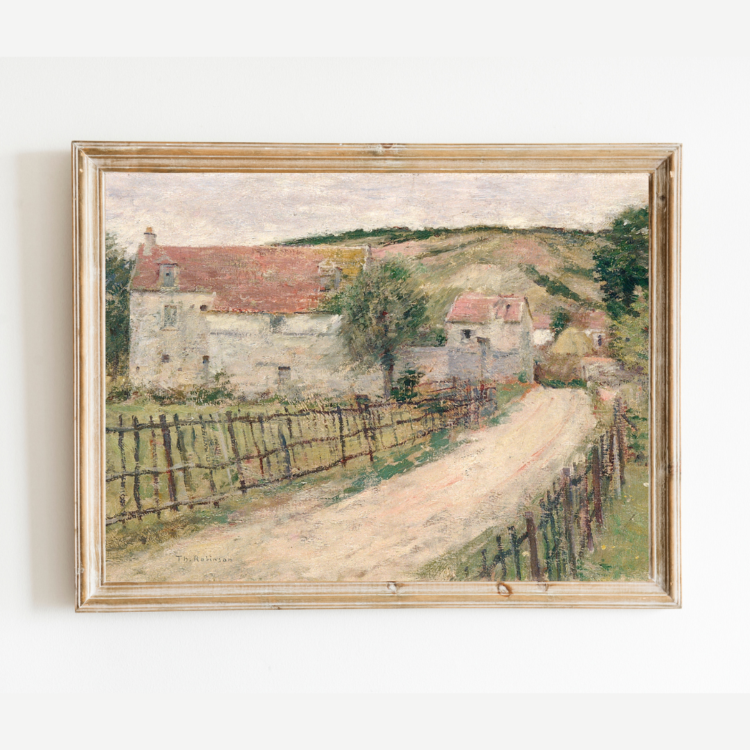 The Old Mill Antique Art Print