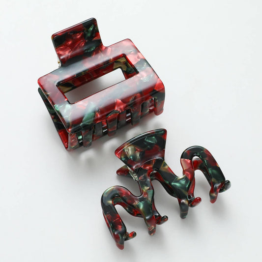 Vintage Christmas Claw Clips - Assorted