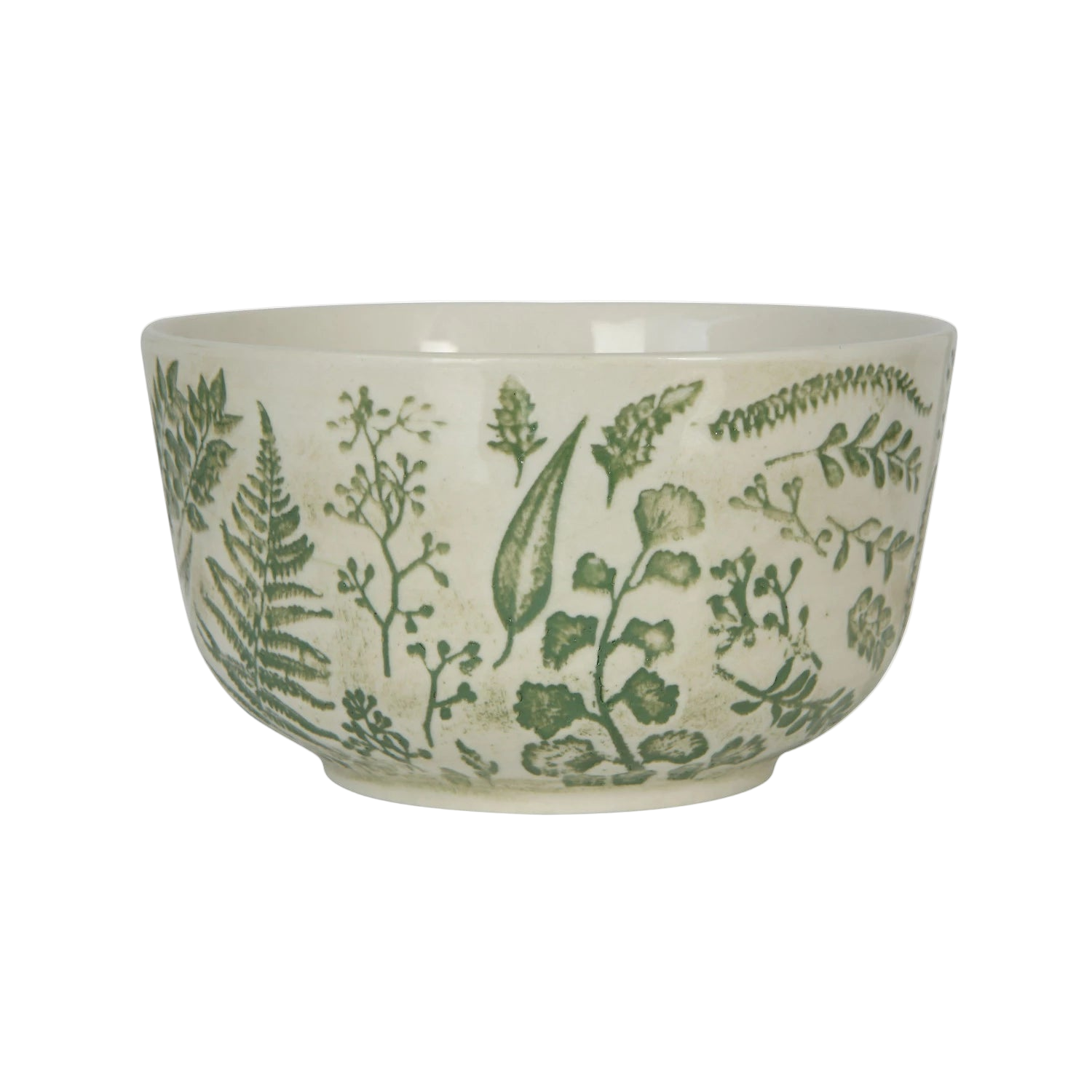 Hand-Stamped Bowl with Embossed Pattern